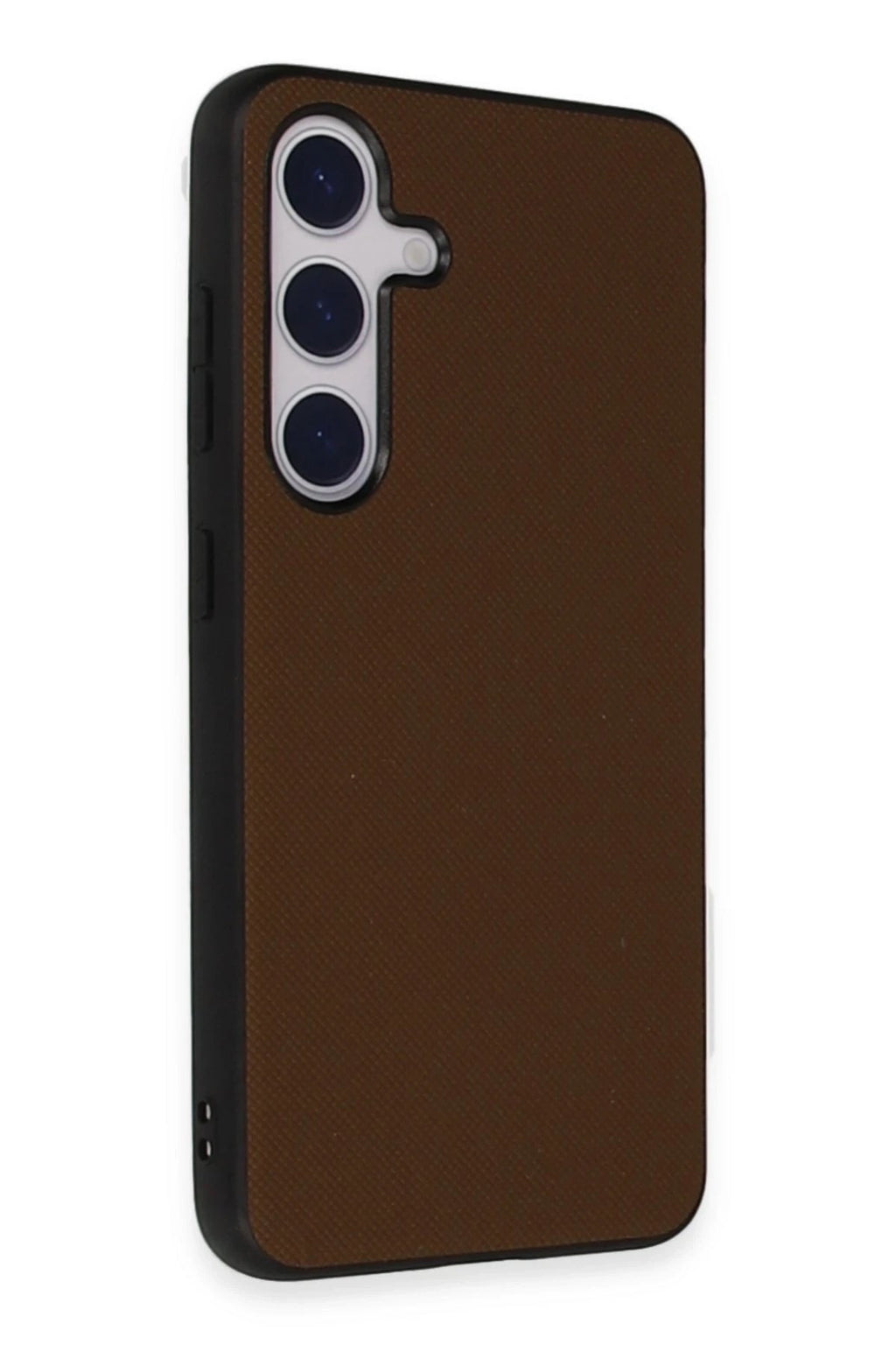 Mey İthalat® Samsung Galaxy S24 Kılıf Taft Kapak - Kahverengi