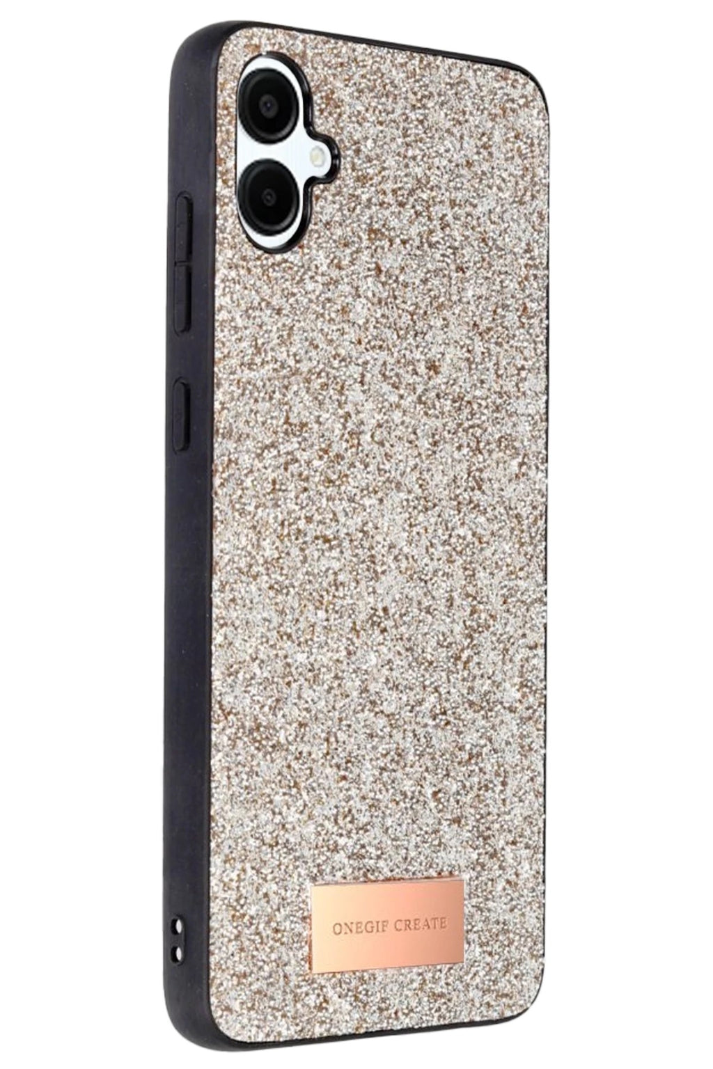 Mey İthalat® Samsung Galaxy A06 Bright Simli Kapak - Gold