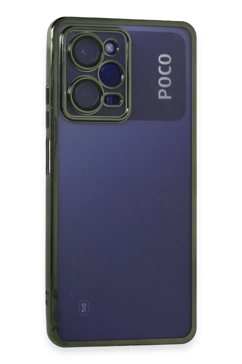 Mey İthalat® Poco X5 Pro 5G Kılıf Lensli Silikon - Yeşil