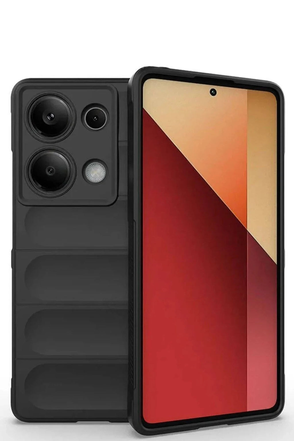 Mey İthalat® Redmi Note 13 Pro 4G Kılıf Optimum Silikon - Siyah