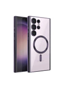 Mey İthalat® Samsung Galaxy S23 Ultra Kılıf Kross Magneticsafe Kapak - Mor
