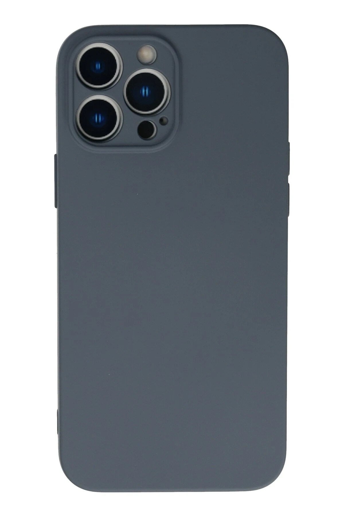 Mey İthalat® iPhone 13 Pro Kılıf Nano içi Kadife Silikon - Gri