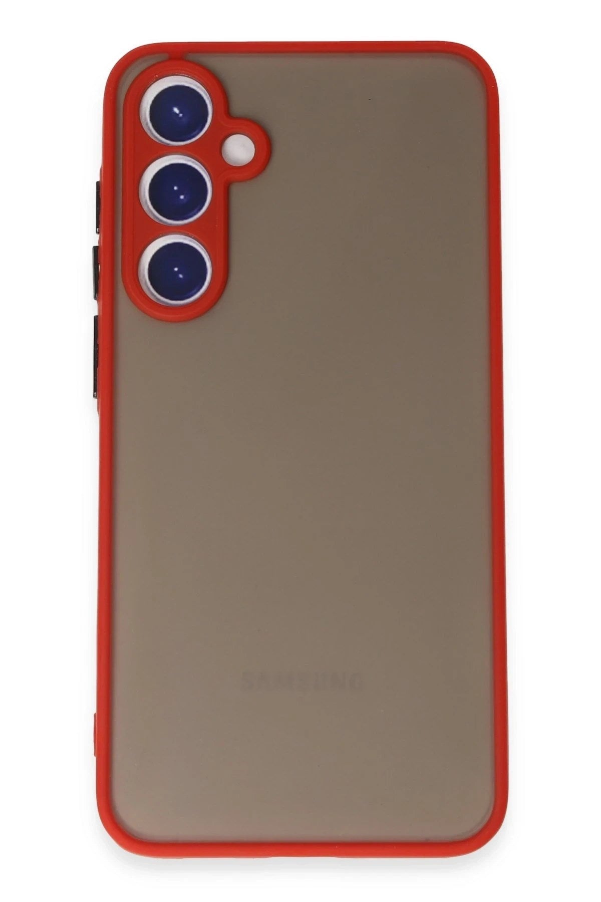 Mey İthalat® Samsung Galaxy S23 Kılıf Montreal Silikon Kapak - Kırmızı