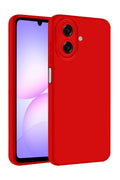Mey İthalat® Samsung Galaxy A07 4G First Silikon - Kırmızı