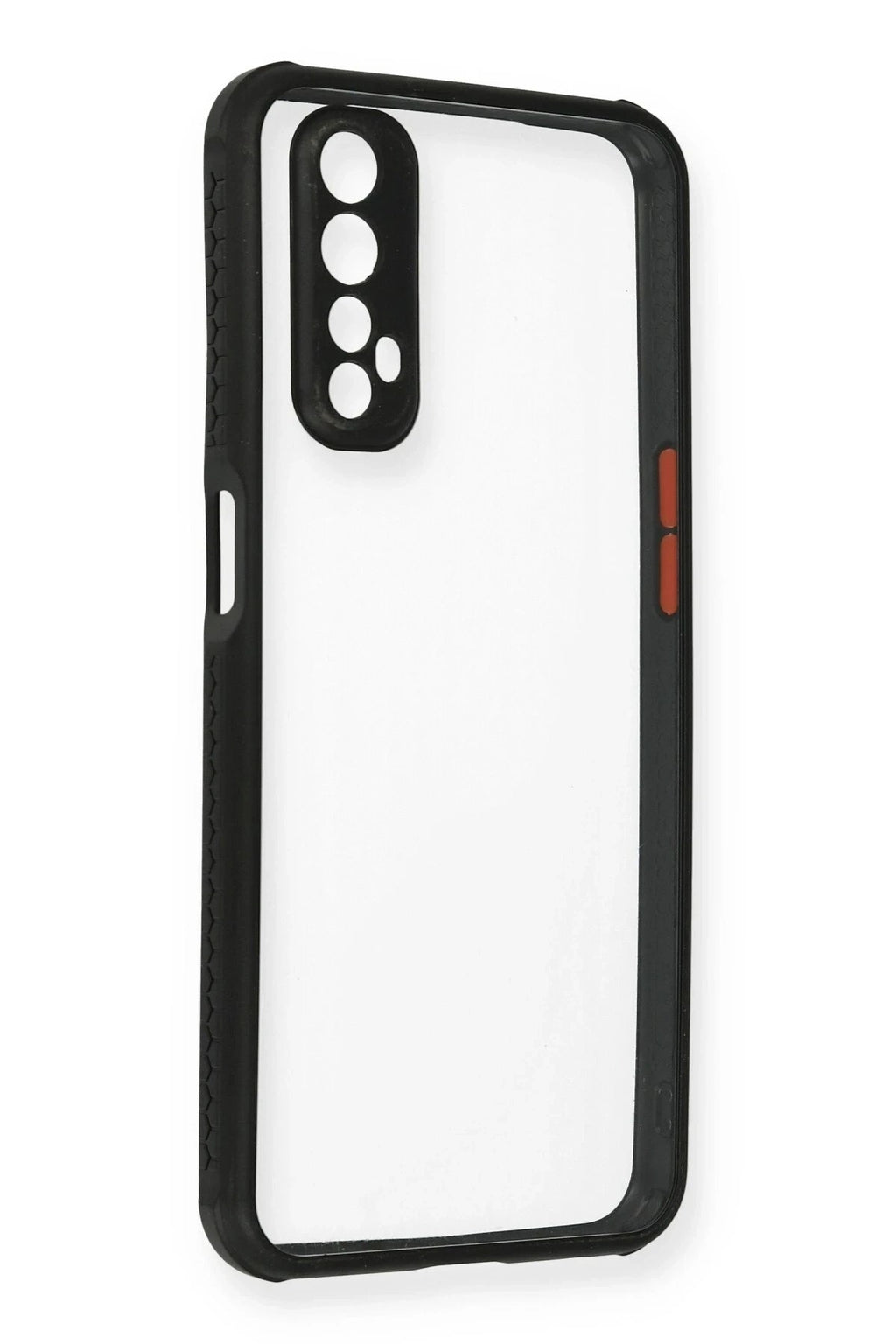 Mey İthalat® Realme 7 Kılıf Miami Şeffaf Silikon - Siyah