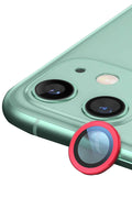 Mey İthalat® iPhone 12 Mini Raze Metal Kamera Lens - Kırmızı
