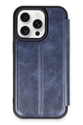 Mey İthalat® iPhone 14 Pro Max Kılıf Flip Cover - Lacivert