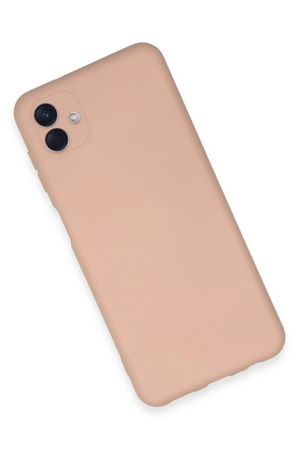 Mey İthalat® Samsung Galaxy A04E Kılıf Nano içi Kadife Silikon - Pudra
