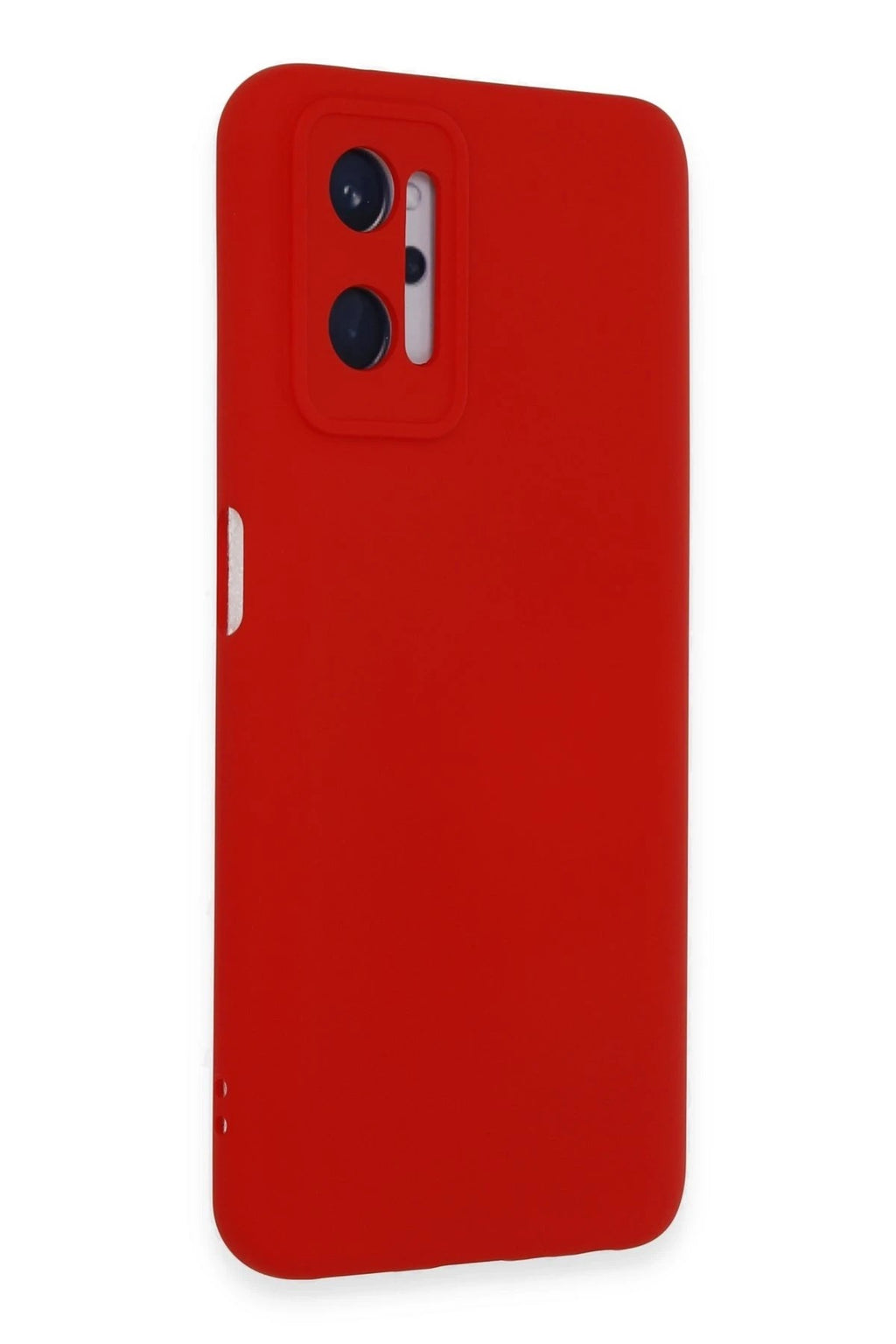 Mey İthalat® Realme 9i 4G Kılıf Nano içi Kadife Silikon - Kırmızı