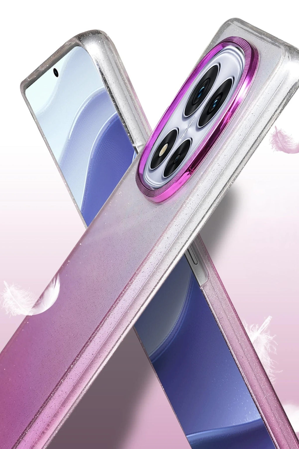 Mey İthalat® Redmi Note 14 Pro 4G Glossy Kapak - Pembe