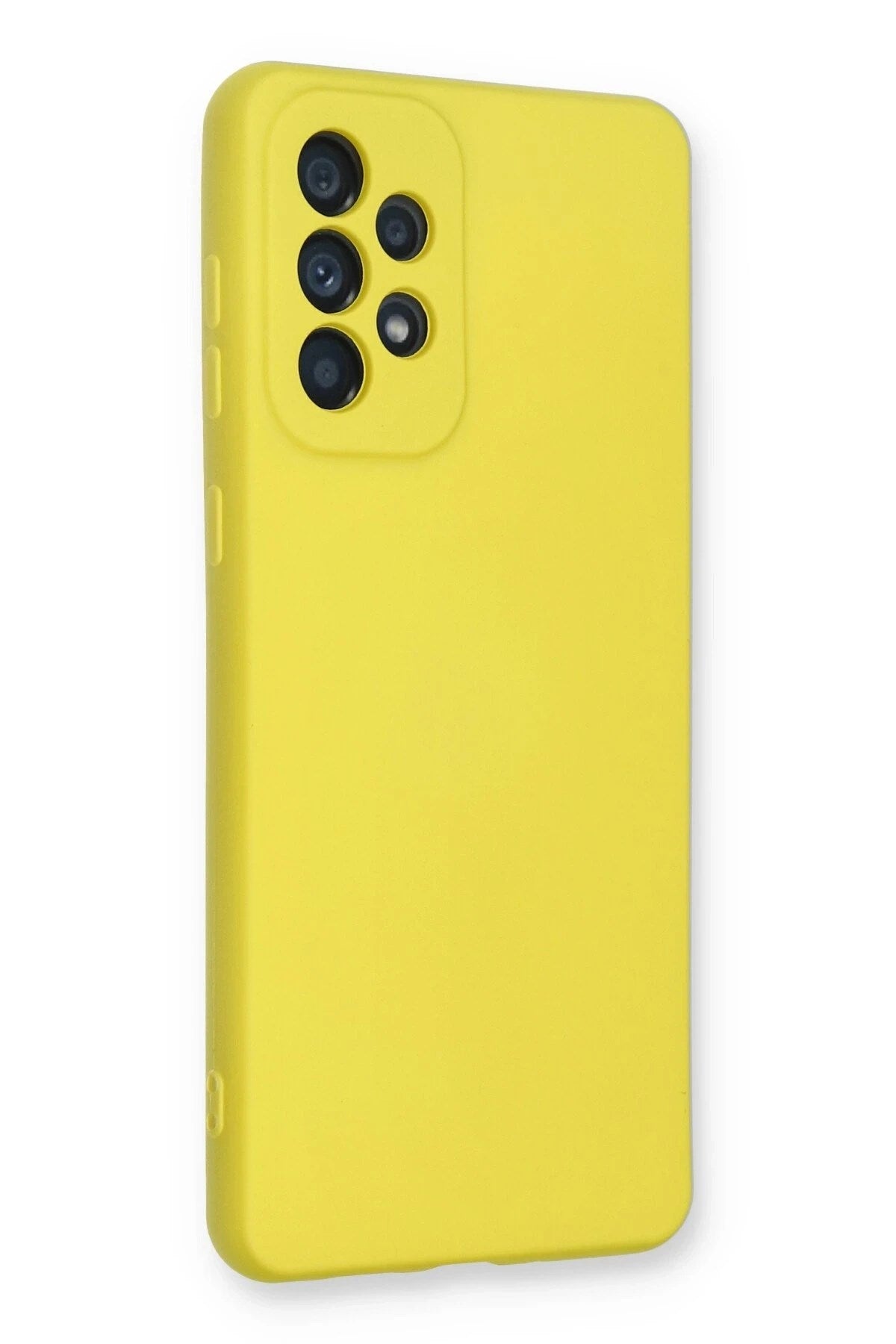 Mey İthalat® Samsung Galaxy A33 5G Kılıf Nano içi Kadife Silikon - Sarı