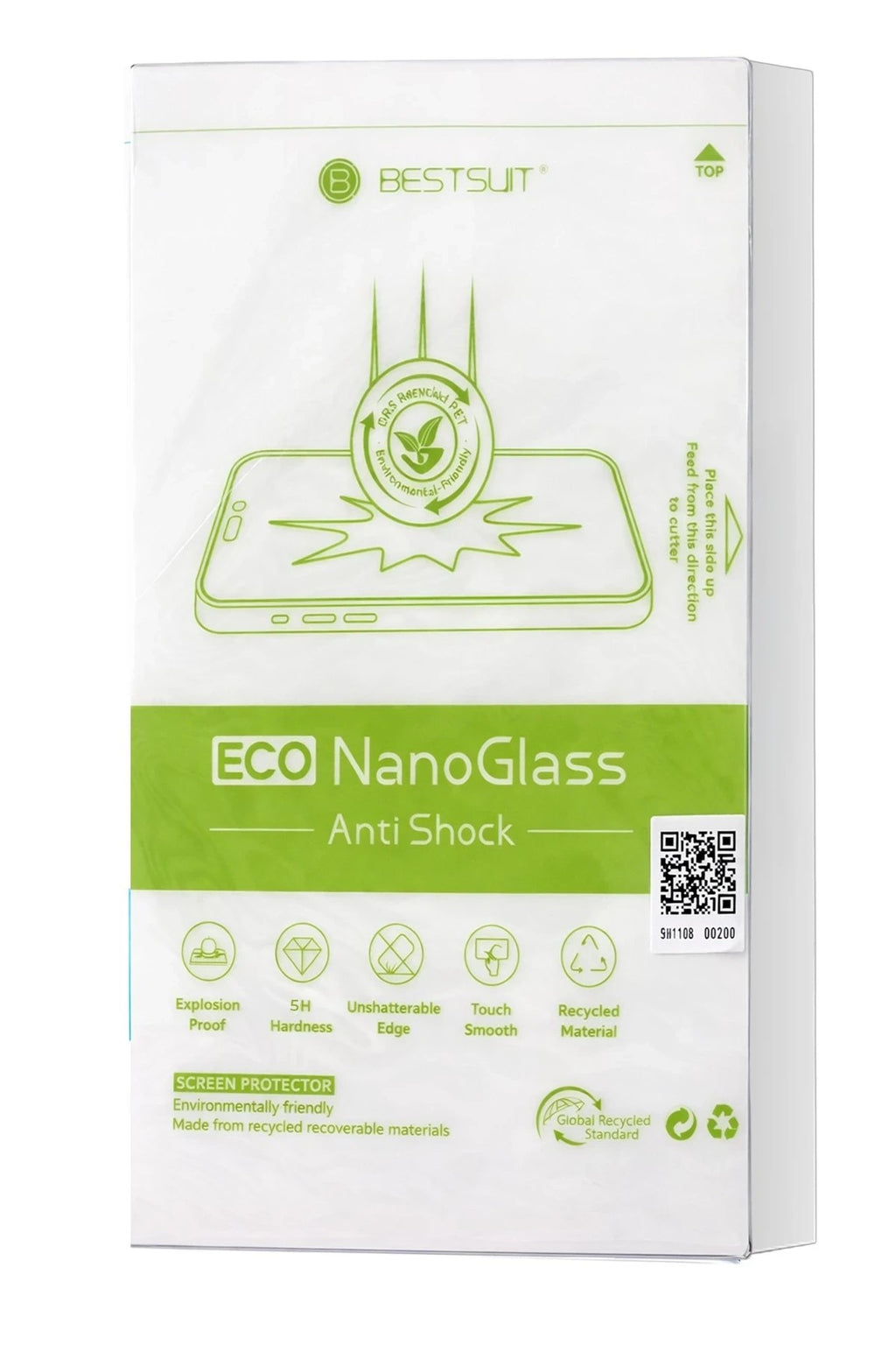Mey İthalat® Best Suit Makine 5H Eco Nano Cam Ekran Koruyucu 10 Adet