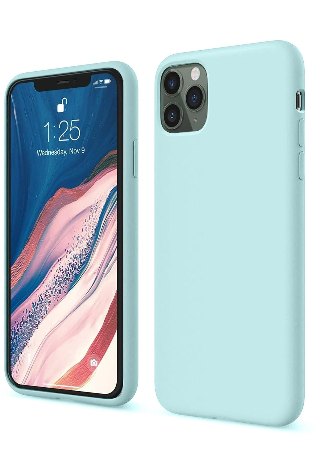 Mey İthalat® iPhone 11 Pro Kılıf First Silikon - Turkuaz