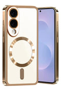 Mey İthalat® Samsung Galaxy S25 Edge Kross Magneticsafe Kapak - Çöl Titanyum