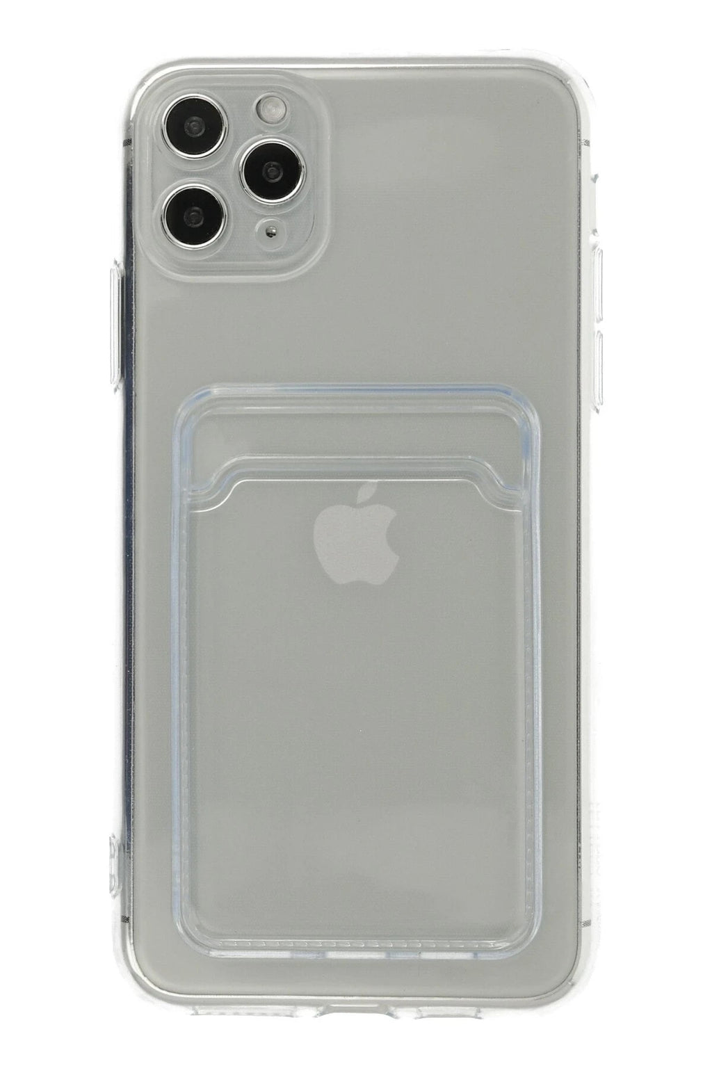 Mey İthalat® iPhone 11 Pro Max Kılıf Kart Şeffaf Silikon - Şeffaf