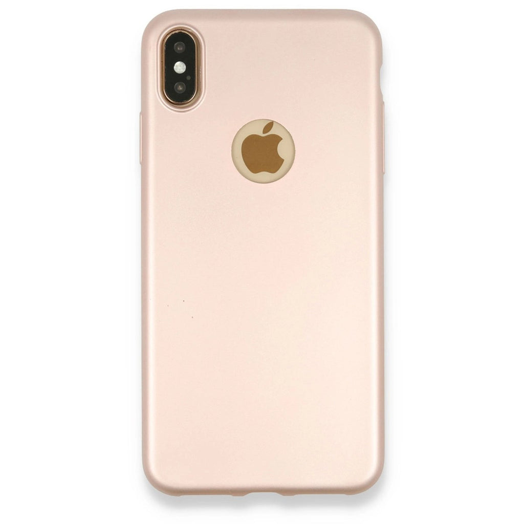 Mey İthalat® iPhone XS Max Kılıf First Silikon - Rose Gold