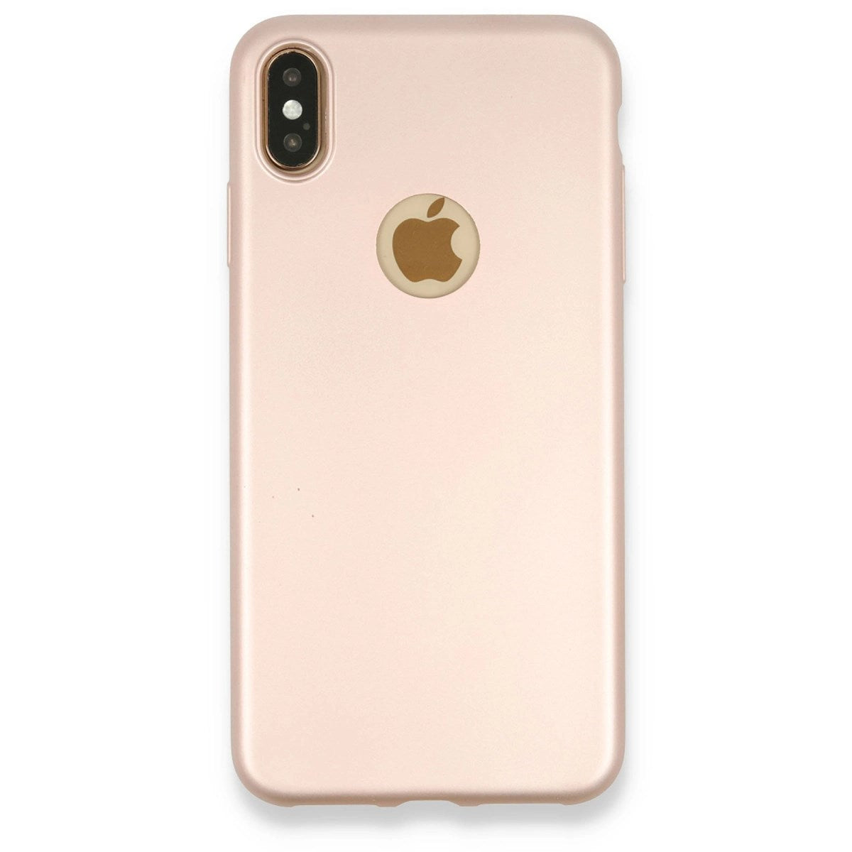 Mey İthalat® iPhone XS Max Kılıf First Silikon - Rose Gold