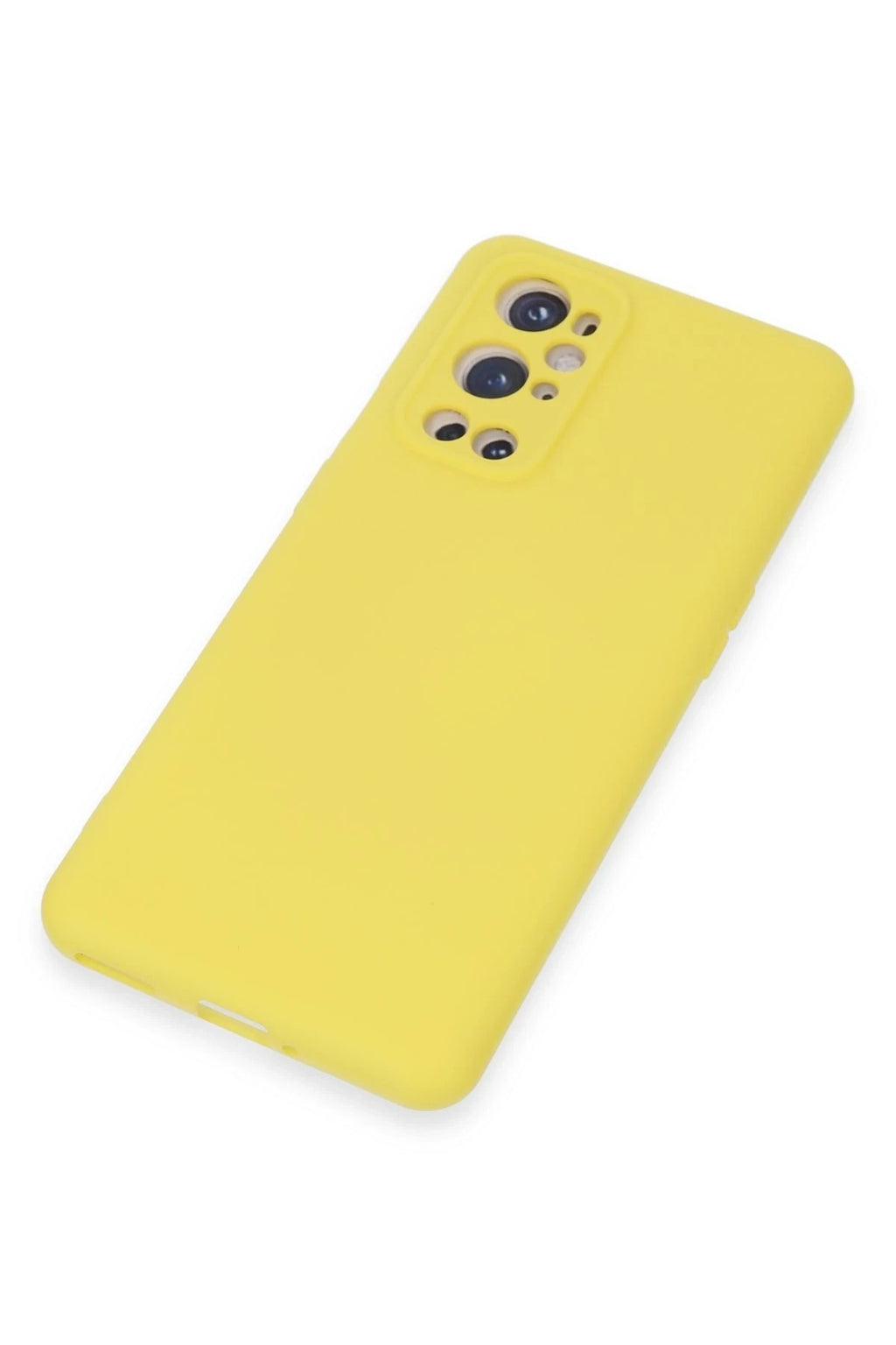 Mey İthalat® One Plus 9 Pro Kılıf Nano içi Kadife Silikon - Sarı