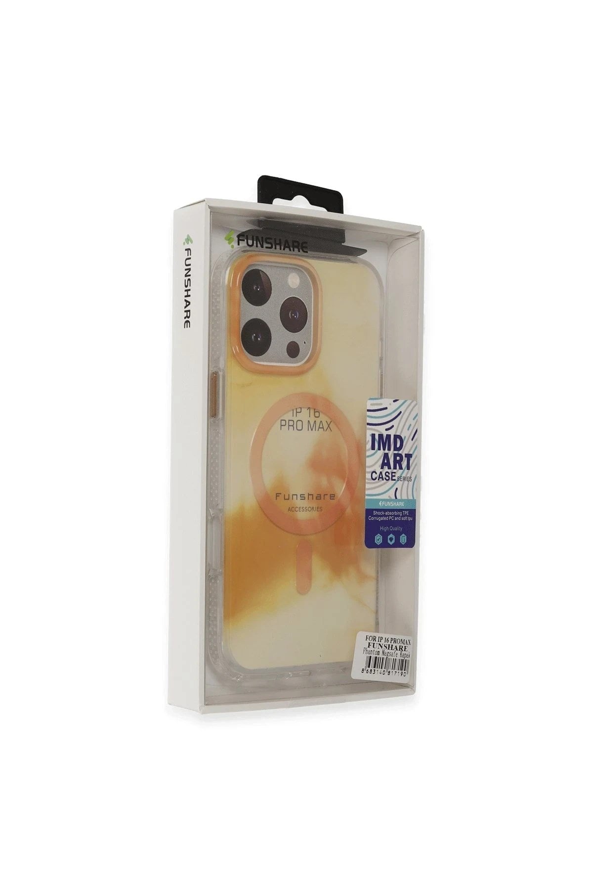 Mey İthalat® iPhone 16 Pro Max Phantom Magsafe Kapak - Gold