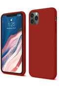 Mey İthalat® iPhone 11 Pro Kılıf First Silikon - Bordo
