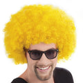 Mey İthalat® Sarı Renk Kıvırcık Afro Bonus Peruk