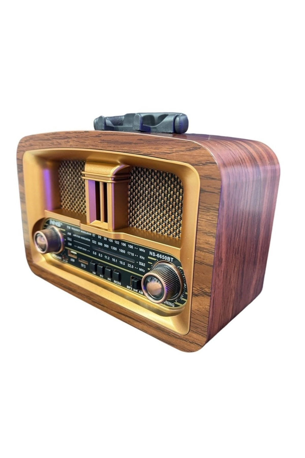 Taşınabilir Klasik AM/FM/SW Retro Ev Radyo USB ile Şarj Olabilen Retro Radyo