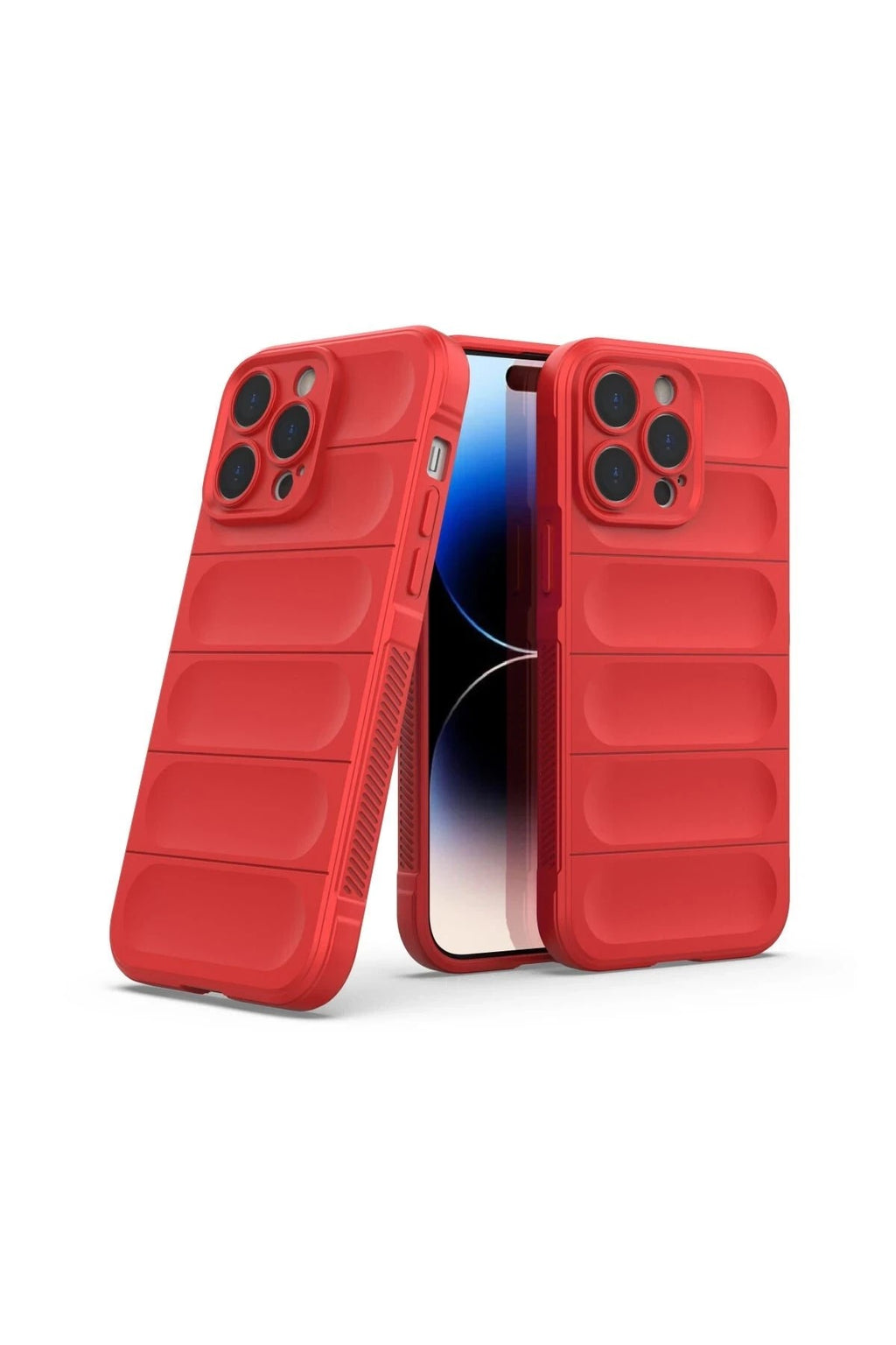 Mey İthalat® iPhone 15 Pro Kılıf Optimum Silikon - Kırmızı