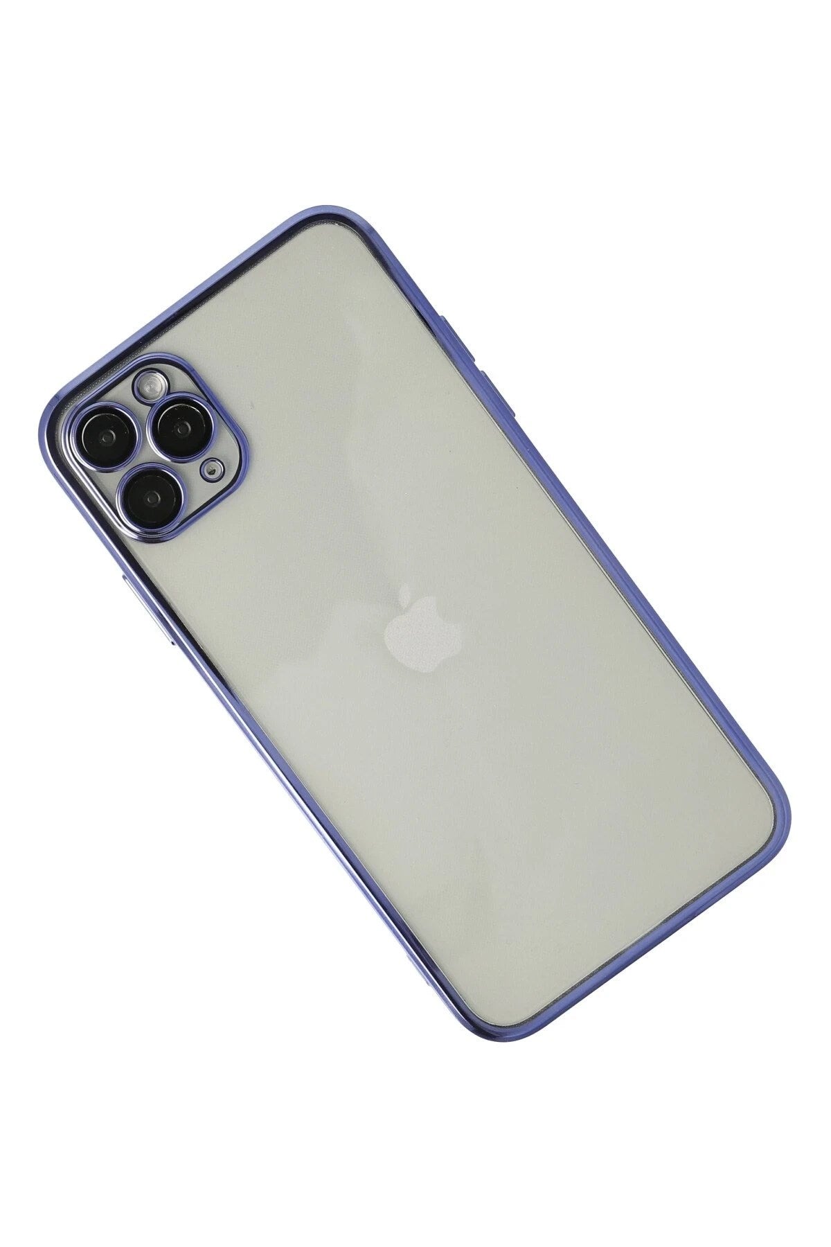 Mey İthalat® iPhone 11 Pro Kılıf Lensli Silikon - Mor