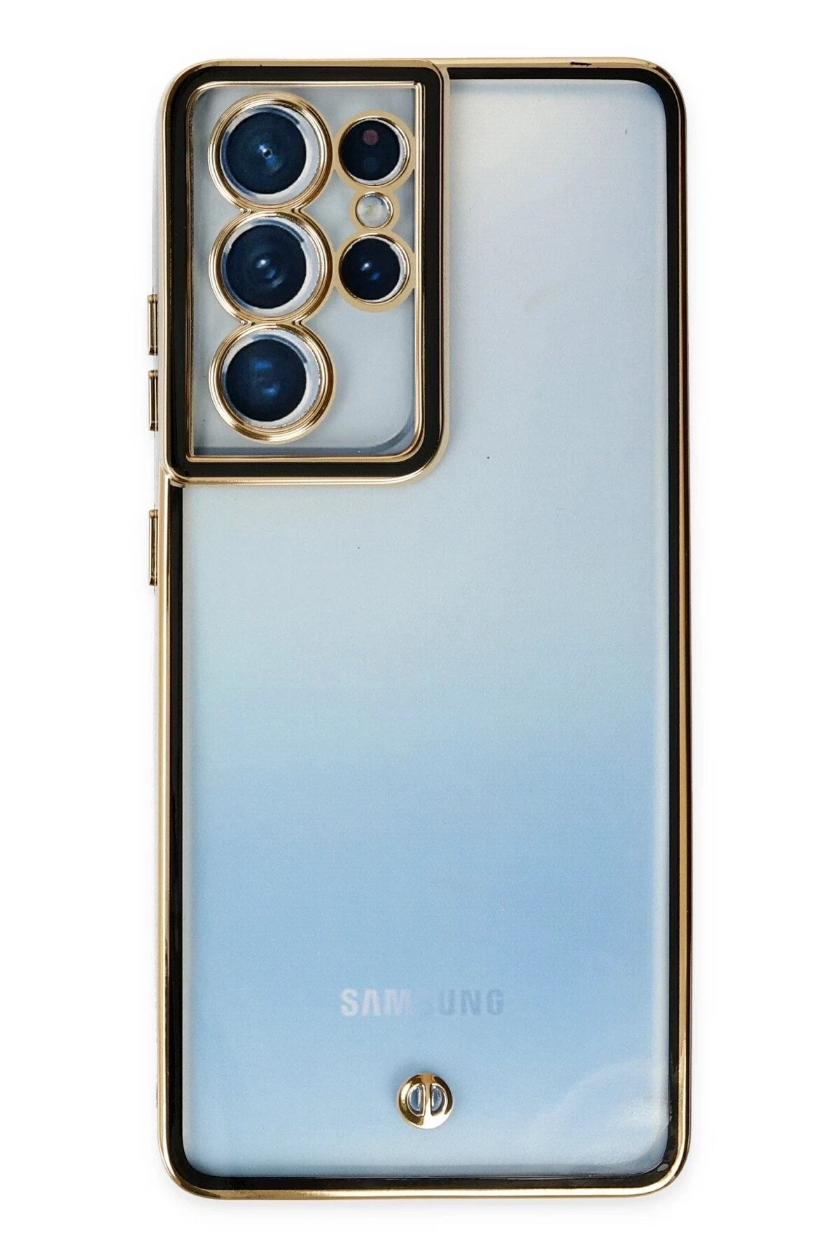 Mey İthalat® Samsung Galaxy S21 Ultra Kılıf Liva Lens Silikon - Siyah