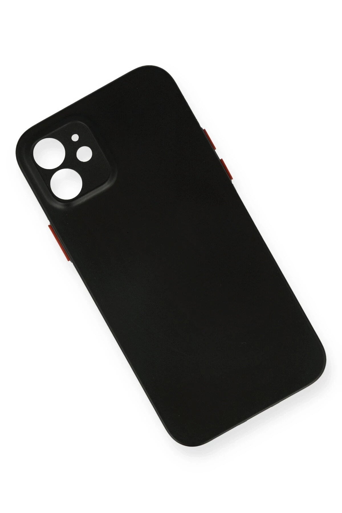 Mey İthalat® iPhone 12 Kılıf PP Ultra İnce Kapak - Siyah