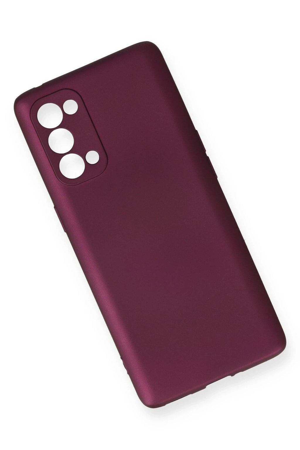 Mey İthalat® Reno 5 Pro Kılıf First Silikon - Mürdüm