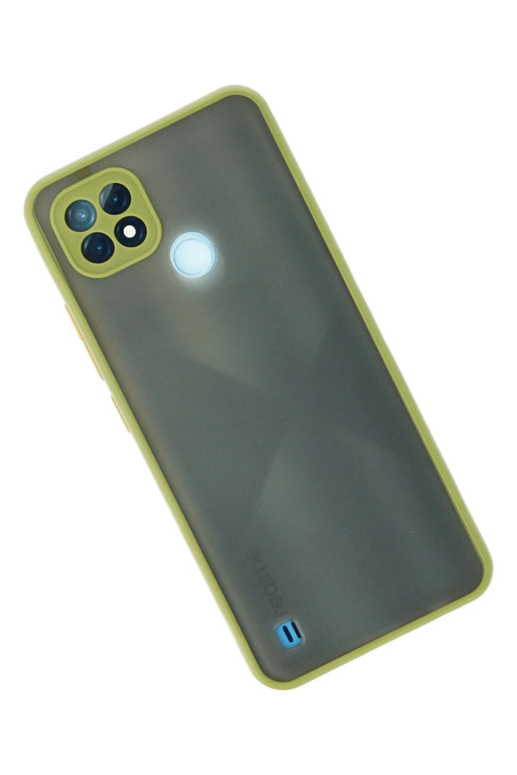 Mey İthalat® Realme C21 Kılıf Montreal Silikon Kapak - Açık Yeşil