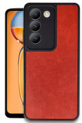 Mey İthalat® Vivo V30 Lite 4G Kılıf Aras Deri Kapak - Kırmızı