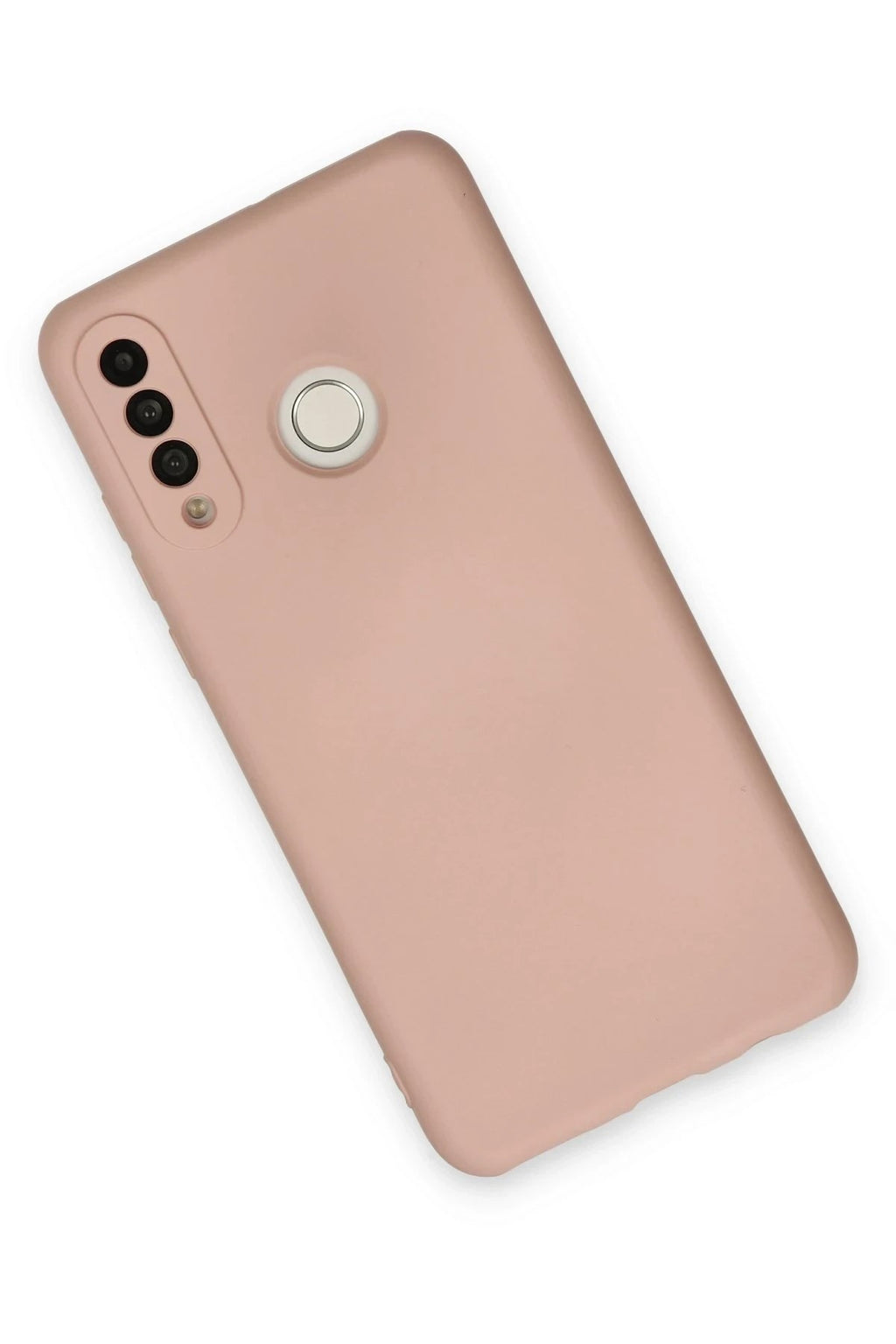 Mey İthalat® Huawei P30 Lite Kılıf Nano içi Kadife Silikon - Pudra