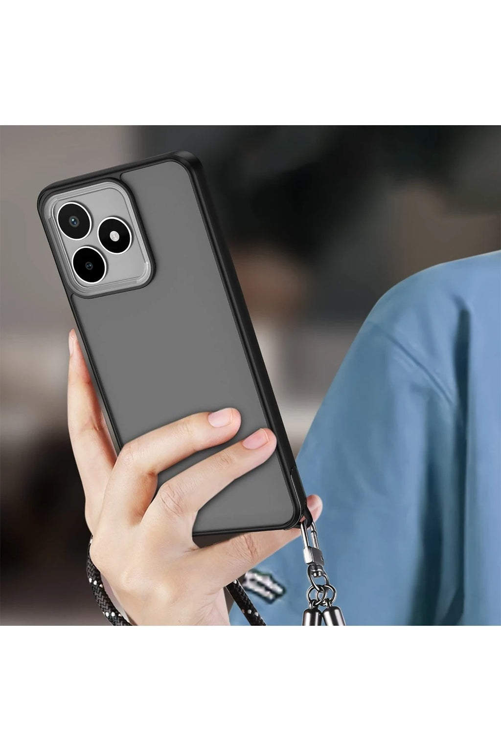 Mey İthalat® Realme C53 Kılıf Elegant Kapak - Siyah