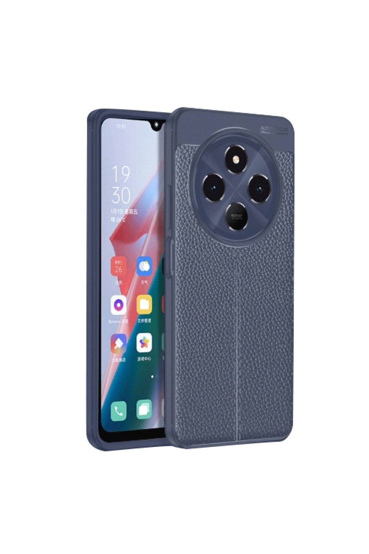 Mey İthalat® Redmi 14C Kılıf Auto Focus Kapak - Lacivert