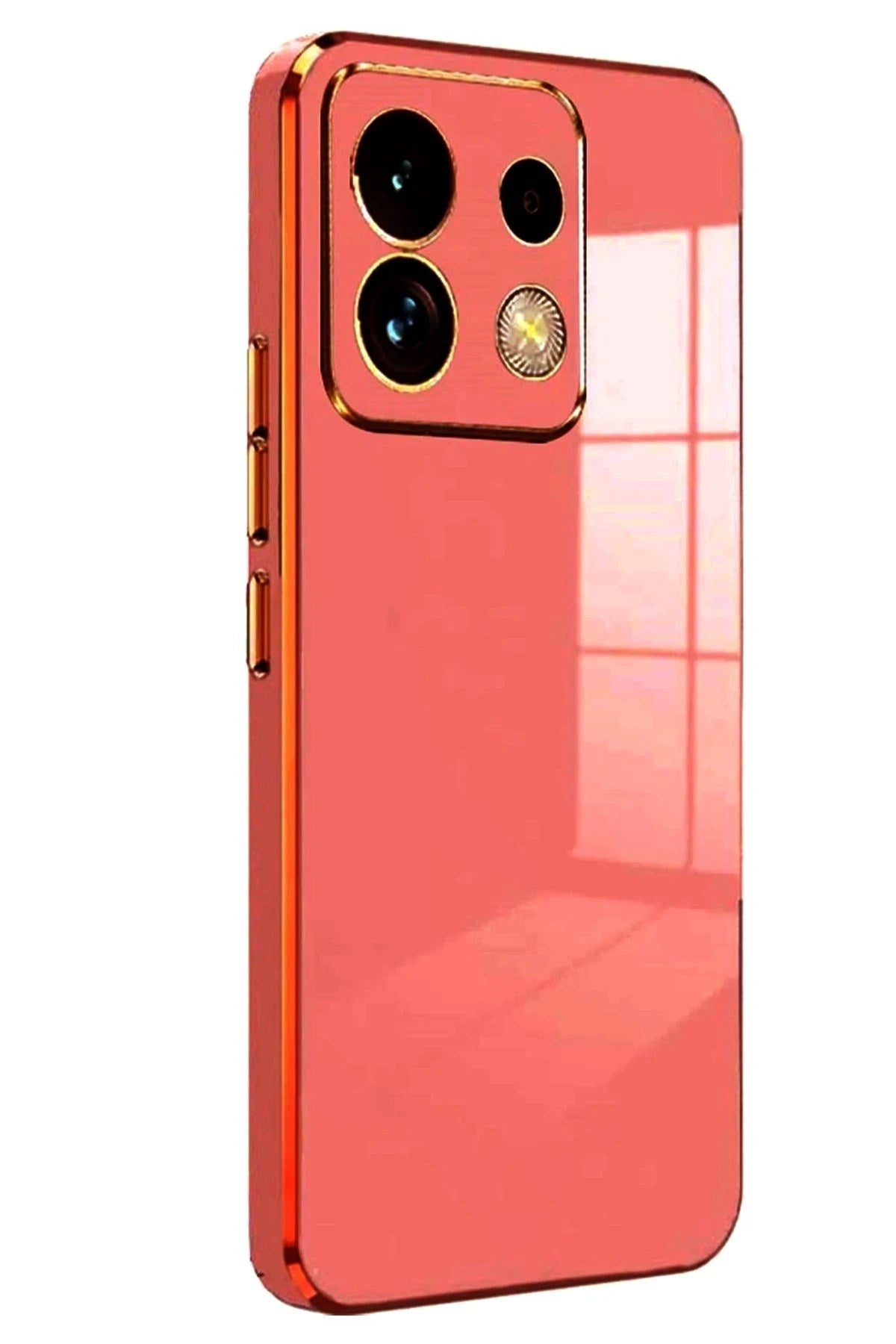 Mey İthalat® Redmi Note 13 5G Kılıf Volet Silikon - Kırmızı