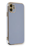Mey İthalat® iPhone 11 Kılıf Volet Silikon - Mavi