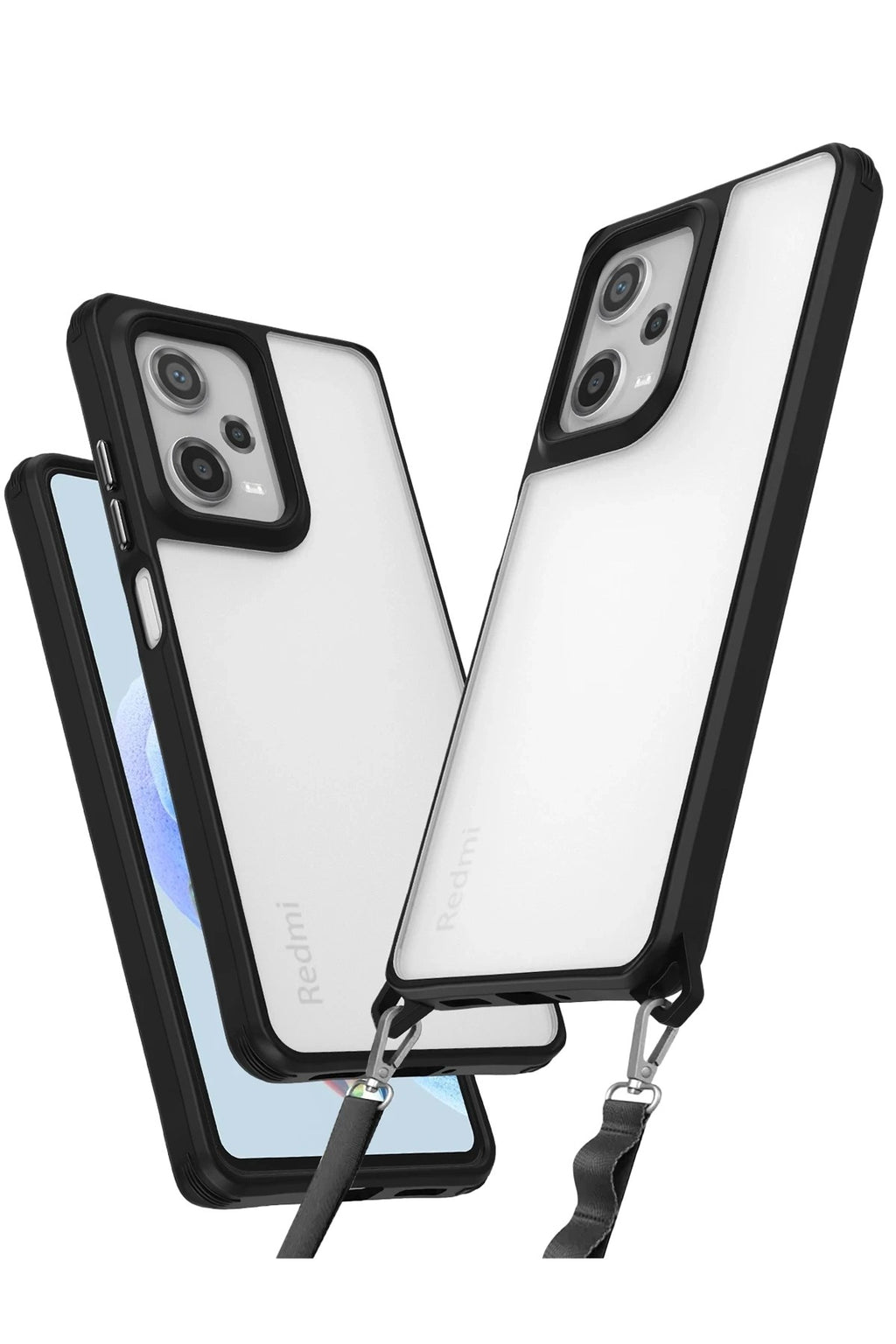 Mey İthalat® Redmi Note 12 Pro 5G Kılıf Penta Silikon Kılıf - Siyah