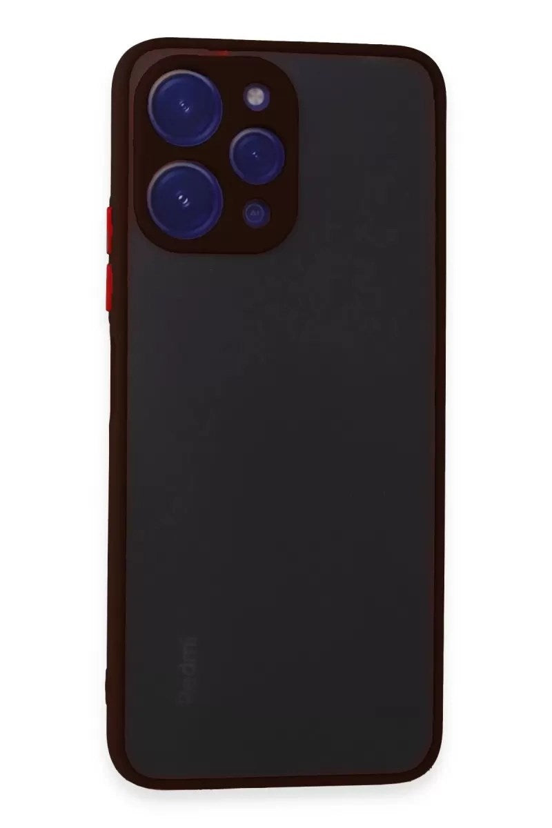 Mey İthalat® Redmi 12 Kılıf Montreal Silikon Kapak - Siyah