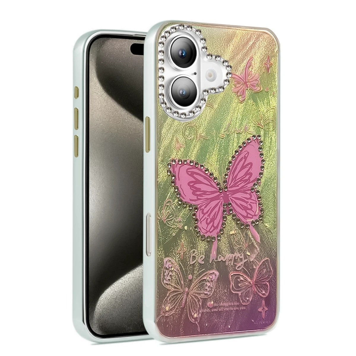 Mey İthalat® iPhone 16 Kılıf Blade Aynalı Desenli Kapak - Desen 5