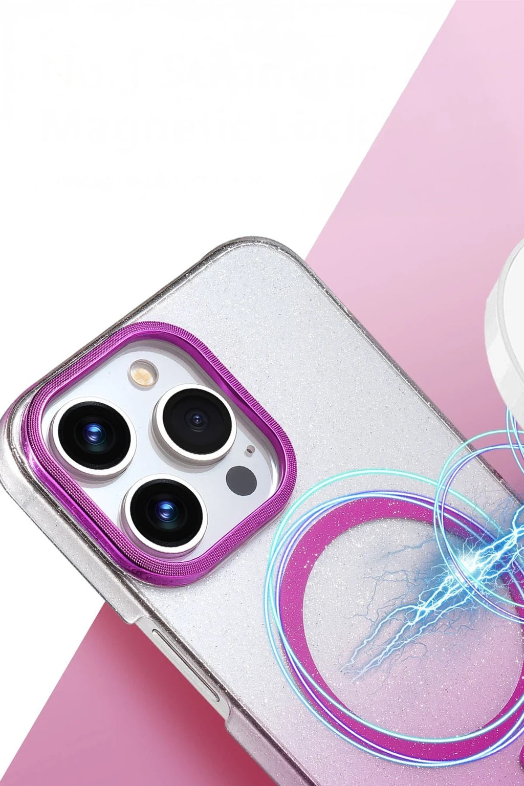 Mey İthalat® iPhone 14 Pro Max Glossy Magsafe Kapak - Mavi