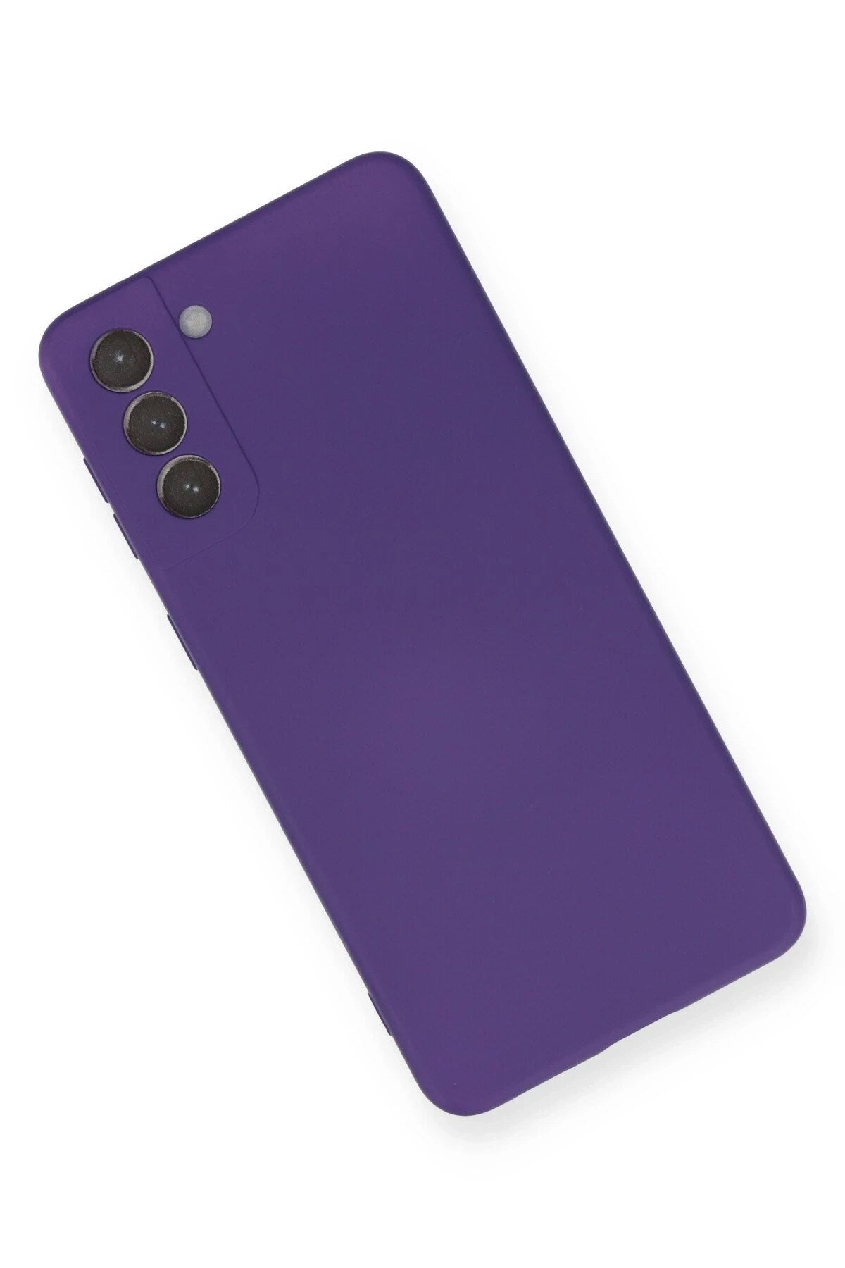 Mey İthalat® Samsung Galaxy S21 Plus Kılıf Nano içi Kadife Silikon - Mor