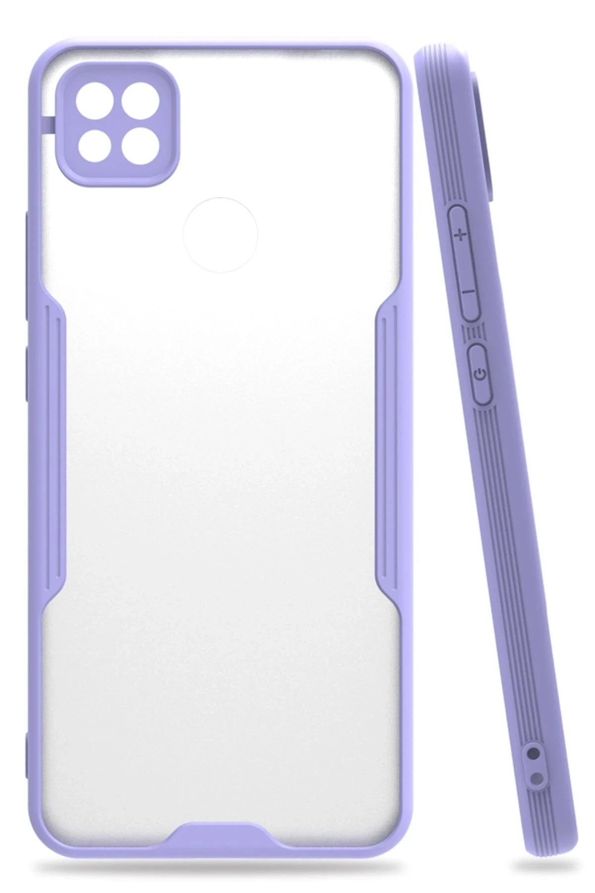 Mey İthalat® Redmi 9C Kılıf Platin Silikon - Lila