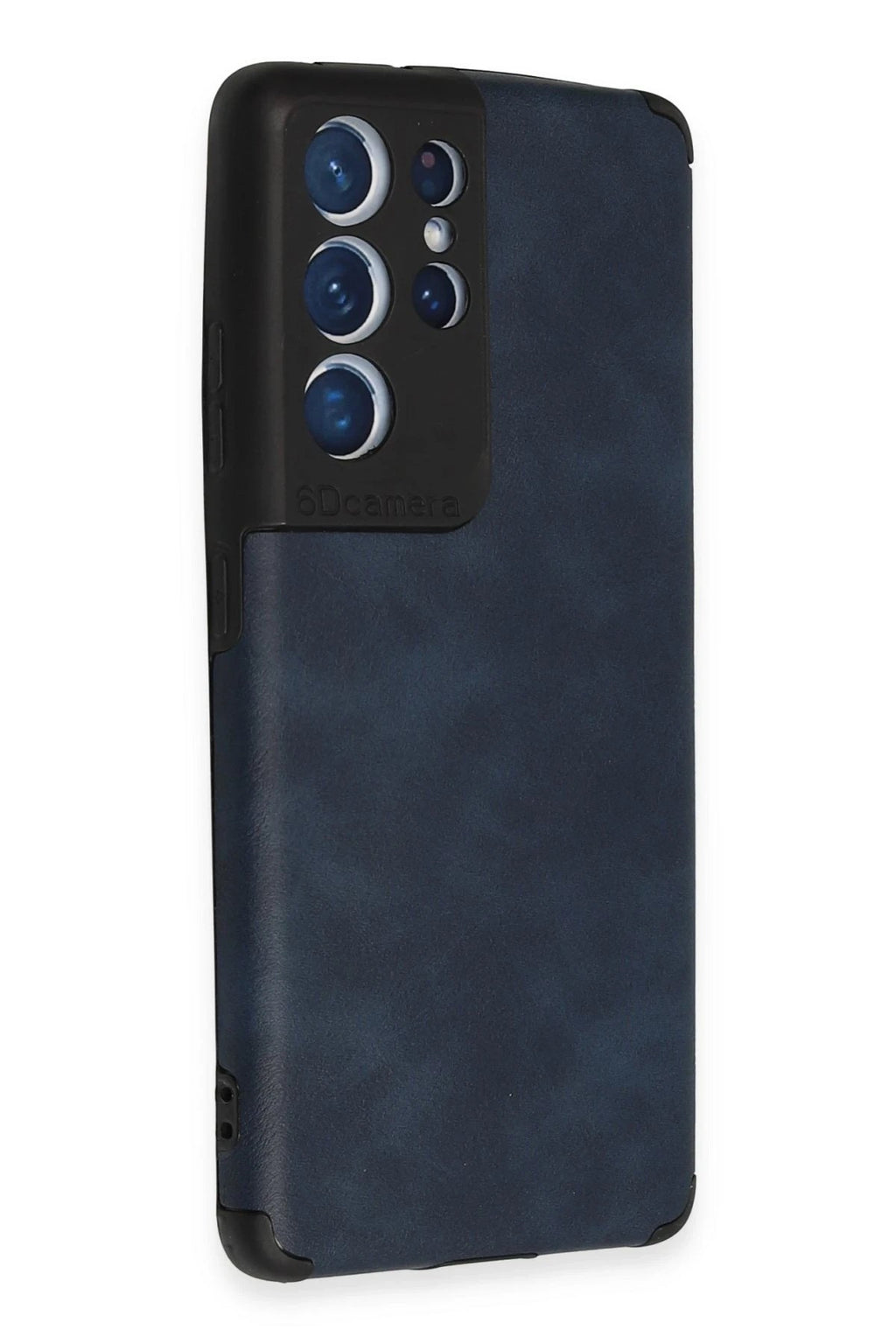 Mey İthalat® Samsung Galaxy S21 Ultra Kılıf Loop Deri Silikon - Lacivert