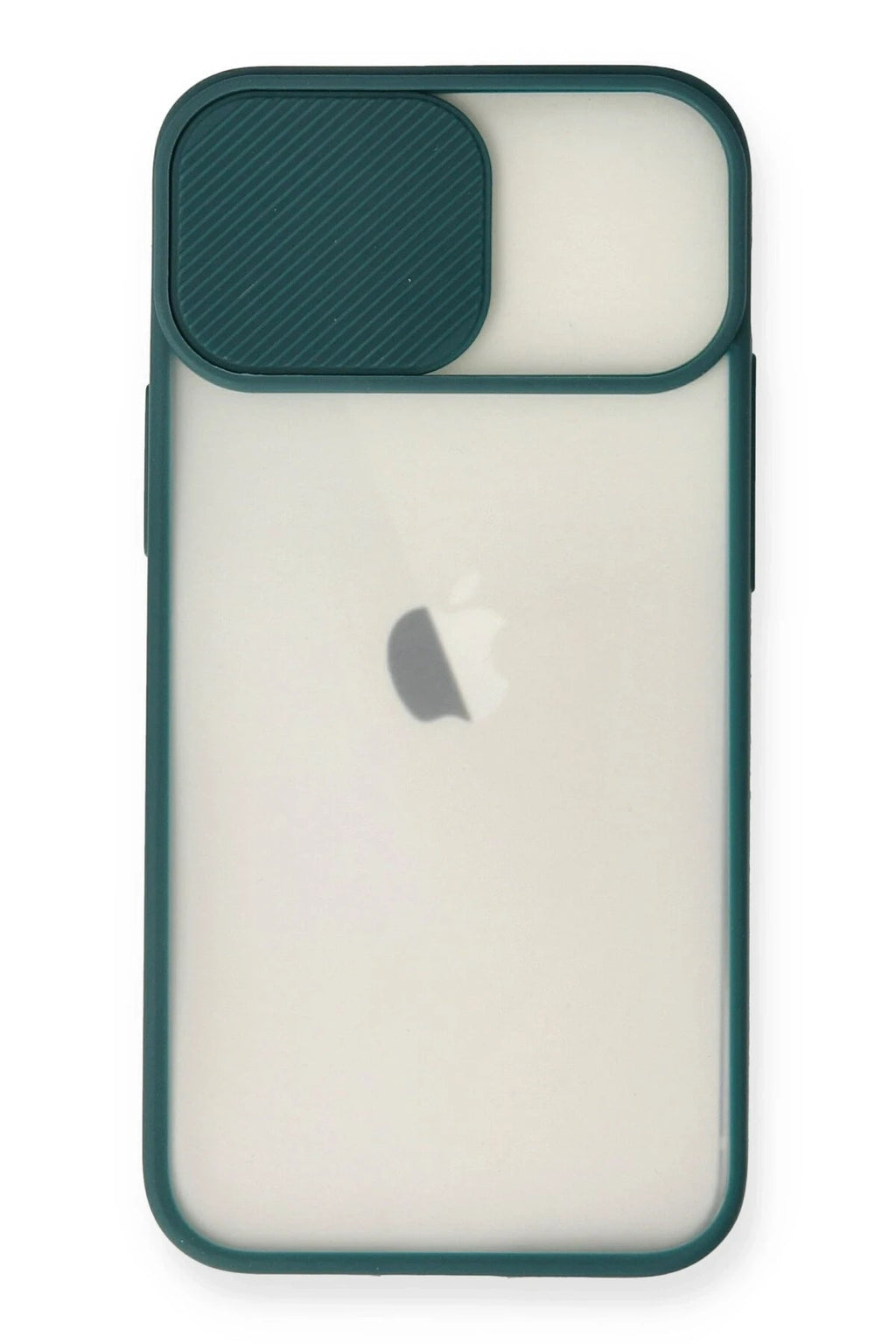Mey İthalat® iPhone 11 Kılıf Palm Buzlu Kamera Sürgülü Silikon - Yeşil