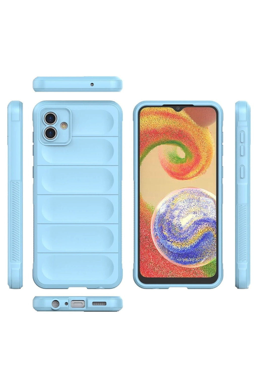 Mey İthalat® Samsung Galaxy A04 Kılıf Optimum Silikon - Sky Blue