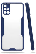 Mey İthalat® Samsung Galaxy M31S Kılıf Platin Silikon - Lacivert