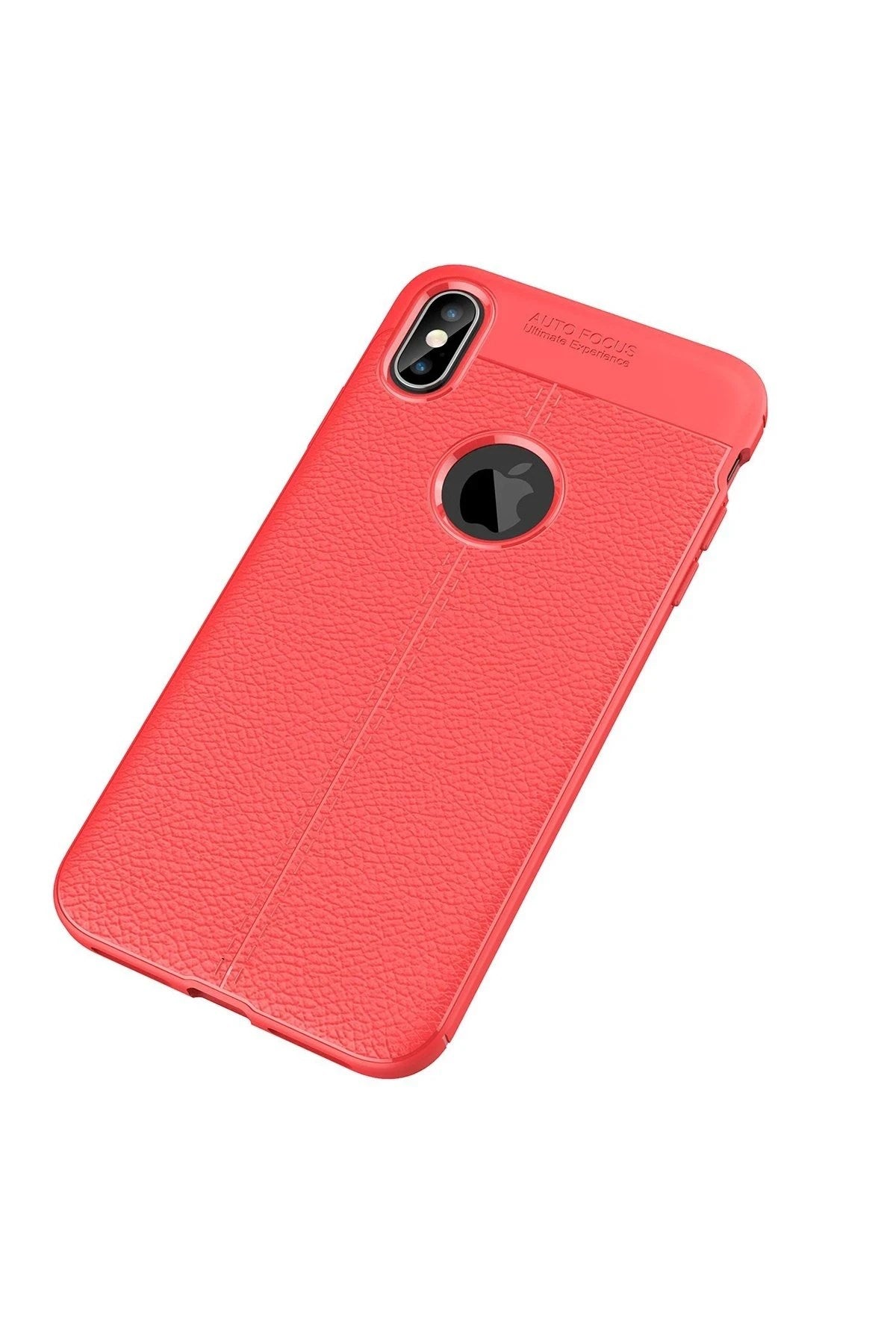 Mey İthalat® iPhone XS Max Kılıf Auto Focus Kapak - Kırmızı