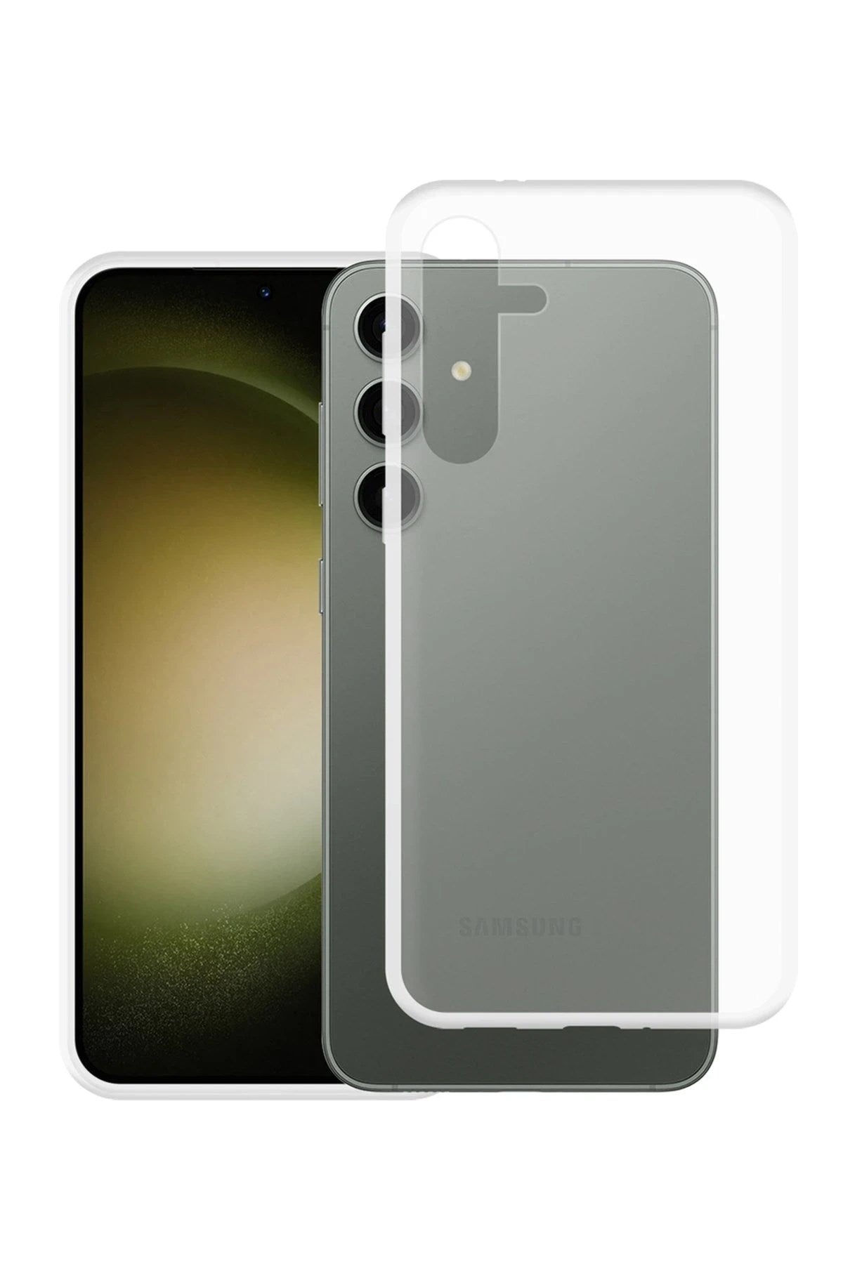 Mey İthalat® Samsung Galaxy S24 Plus Kılıf Lüx Şeffaf Silikon